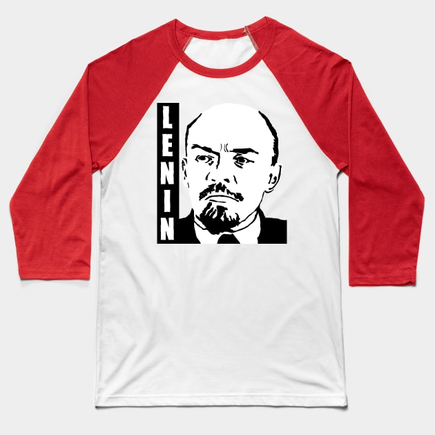 Vladimir Lenin Baseball T-Shirt by WellRed